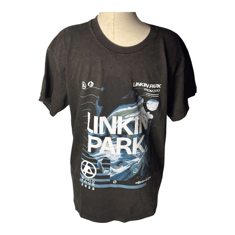 Linkin Park “From Zero” World Tour 2025 Washed Black Tee